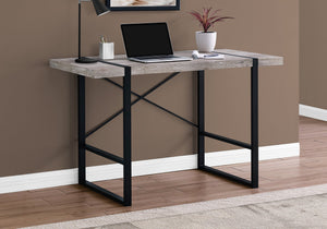 I 7315 Bureau, Bureau À Domicile, Ordinateur Portable, 48"l, Travail, Métal, Stratifié, Beige, Noir, Contemporain, Moderne - Simple Boutique