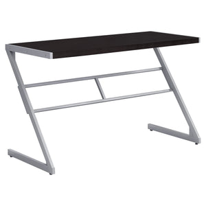 I 7374 Bureau, Bureau À Domicile, Ordinateur Portable, 48"l, Travail, Métal, Stratifié, Brun, Gris, Contemporain, Moderne - Simple Boutique