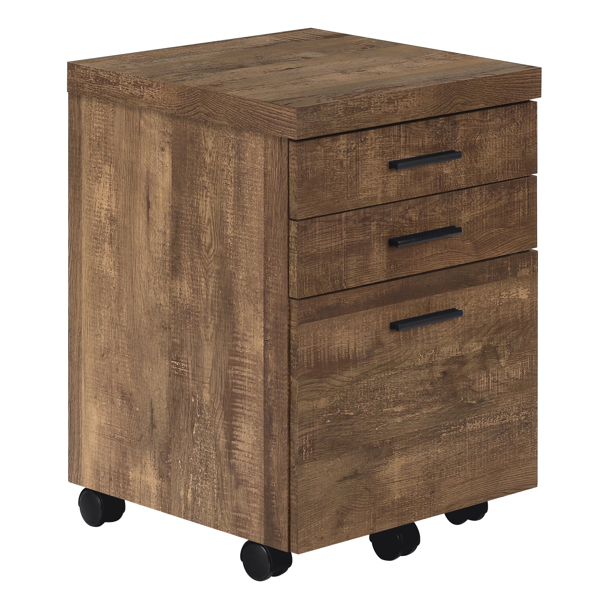 I 7400 Classeur, Mobile Roulant, Tiroirs De Rangement, Support D'imprimante, Bureau, Travail, Stratifié, Brun, Contemporain, Moderne - Simple Boutique