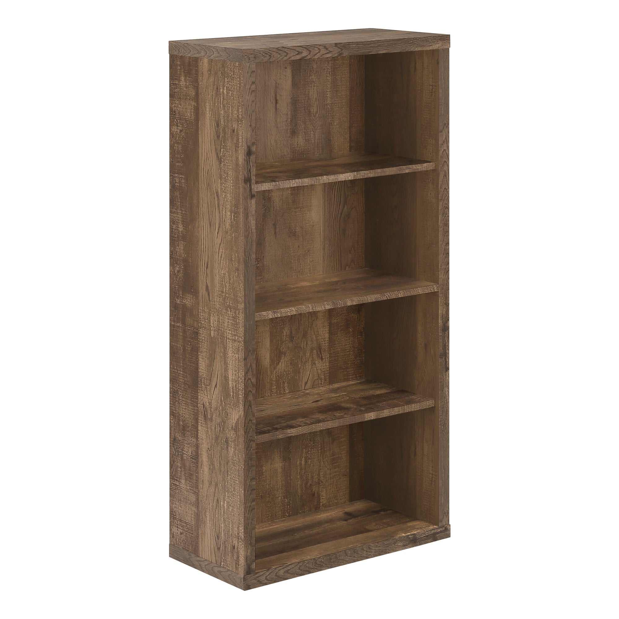 I 7404 Étagère À Livres, Étagère, Étagère, 5 Niveaux, 48"h, Bureau, Chambre À Coucher, Stratifié, Brun, Contemporain, Moderne - Simple Boutique