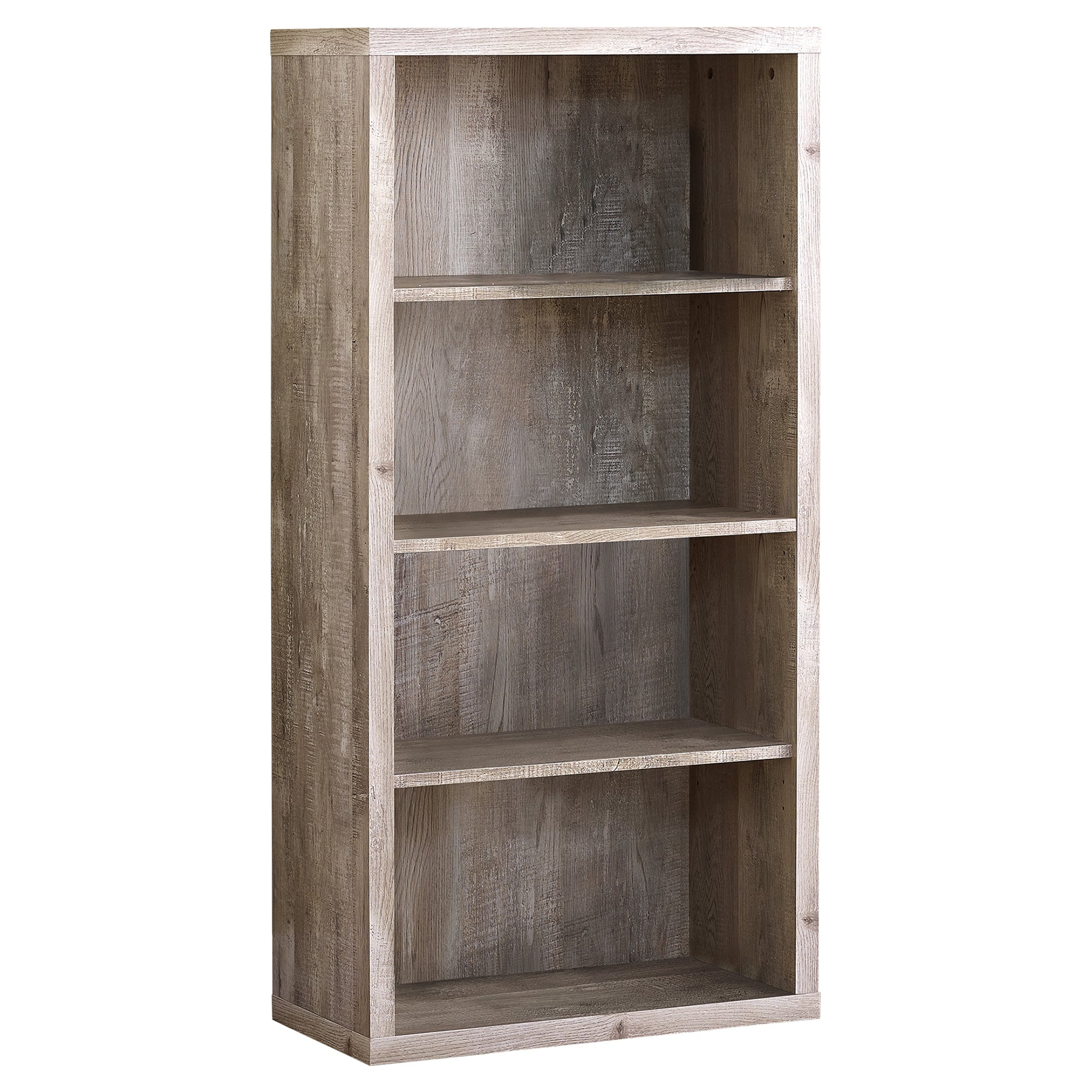 I 7406 Étagère À Livres, Étagère, Étagère, 5 Niveaux, 48"h, Bureau, Chambre À Coucher, Stratifié, Beige, Contemporain, Moderne - Simple Boutique