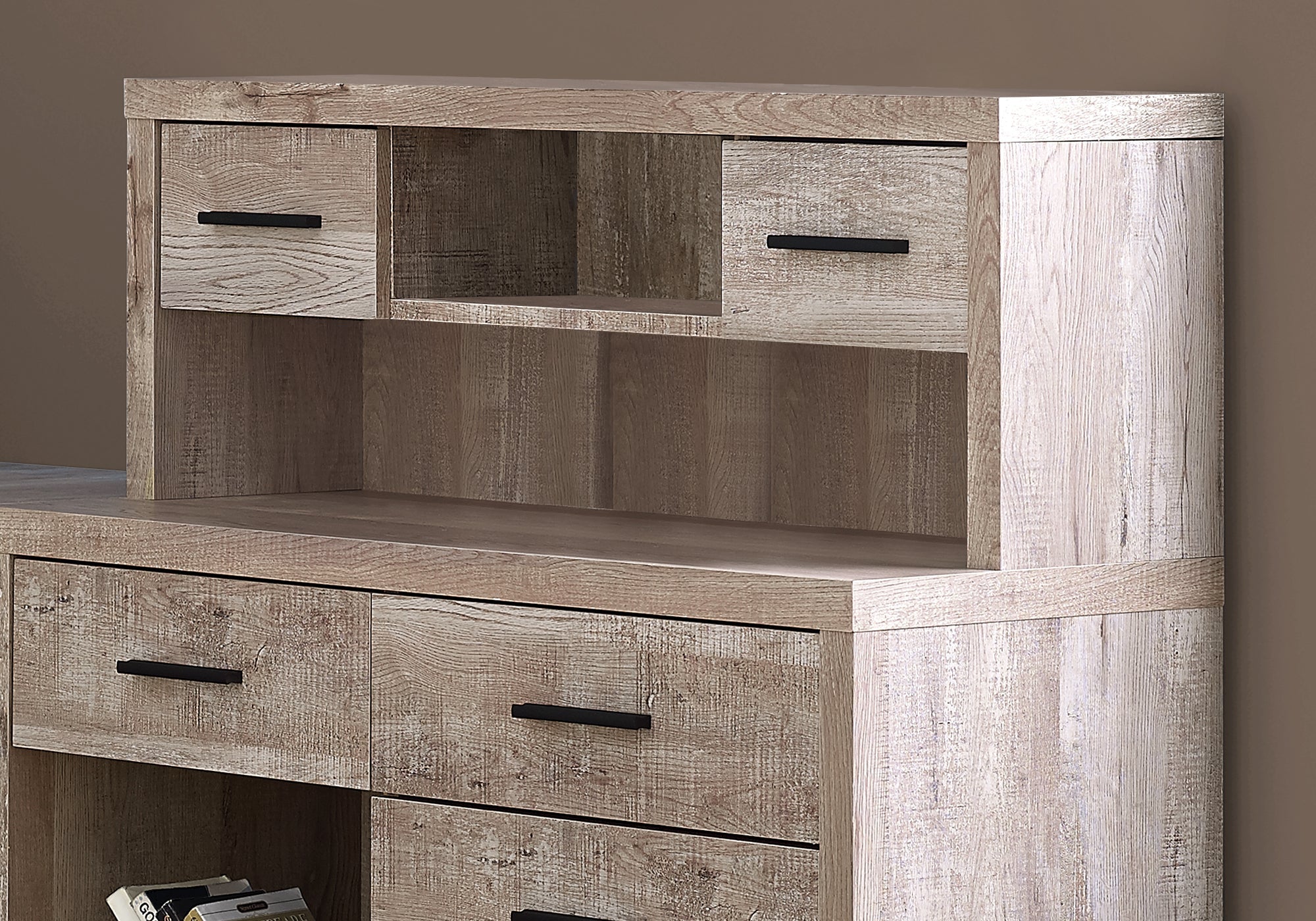 I 7429 Bureau, Bureau À Domicile, Coin, Configuration Gauche, Droite, Tiroirs De Rangement, Forme De L, Travail, Ordinateur Portable, Stratifié, Beige, Contemporain, Moderne - Simple Boutique