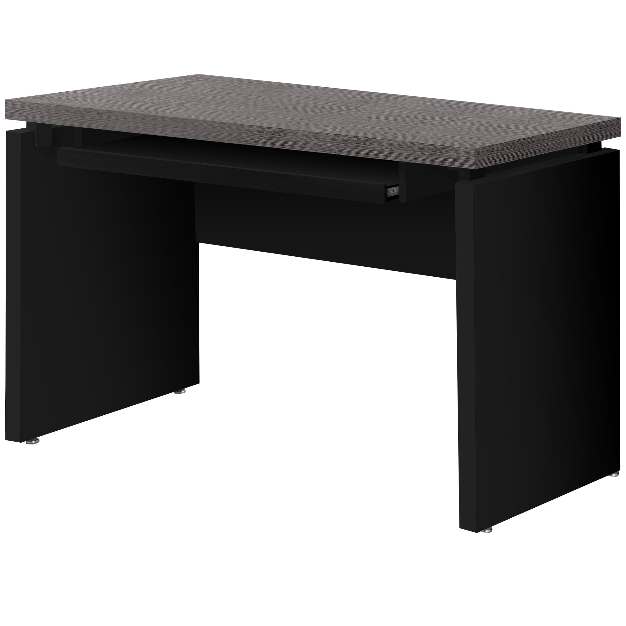 I 7439 Bureau, Bureau À Domicile, Ordinateur Portable, 48"l, Travail, Stratifié, Noir, Gris, Contemporain, Moderne - Simple Boutique