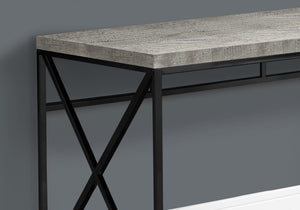 I 7451 Bureau, Bureau À Domicile, Ordinateur Portable, Travail, Métal, Stratifié, Gris, Noir, Contemporain, Moderne - Simple Boutique
