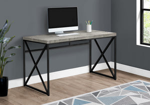 I 7451 Bureau, Bureau À Domicile, Ordinateur Portable, Travail, Métal, Stratifié, Gris, Noir, Contemporain, Moderne - Simple Boutique