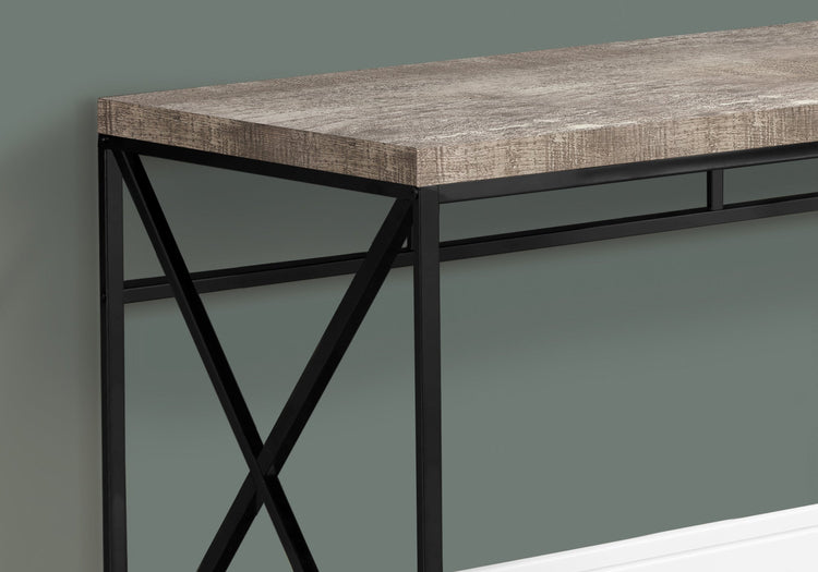 I 7452 Bureau, Bureau À Domicile, Ordinateur Portable, Travail, Métal, Stratifié, Beige, Noir, Contemporain, Moderne - Simple Boutique