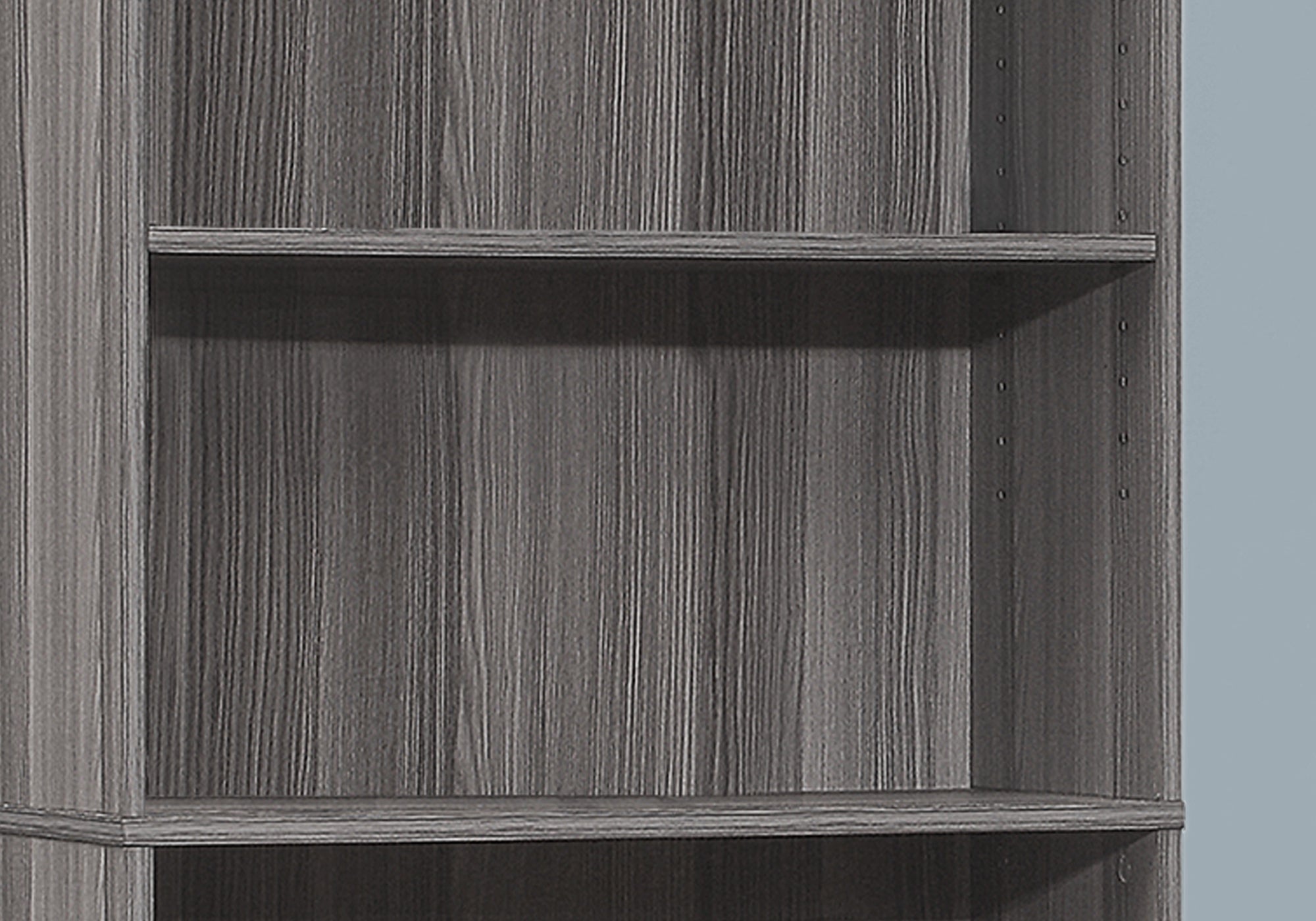 I 7469 Étagère À Livres, Étagère, 6 Niveaux, 72"h, Bureau, Chambre À Coucher, Stratifié, Gris, Transitionnel - Simple Boutique