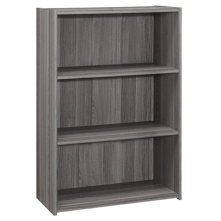 I 7478 Étagère À Livres, Étagère, 4 Niveaux, 36"h, Bureau, Chambre À Coucher, Stratifié, Gris, Transitionnel - Simple Boutique