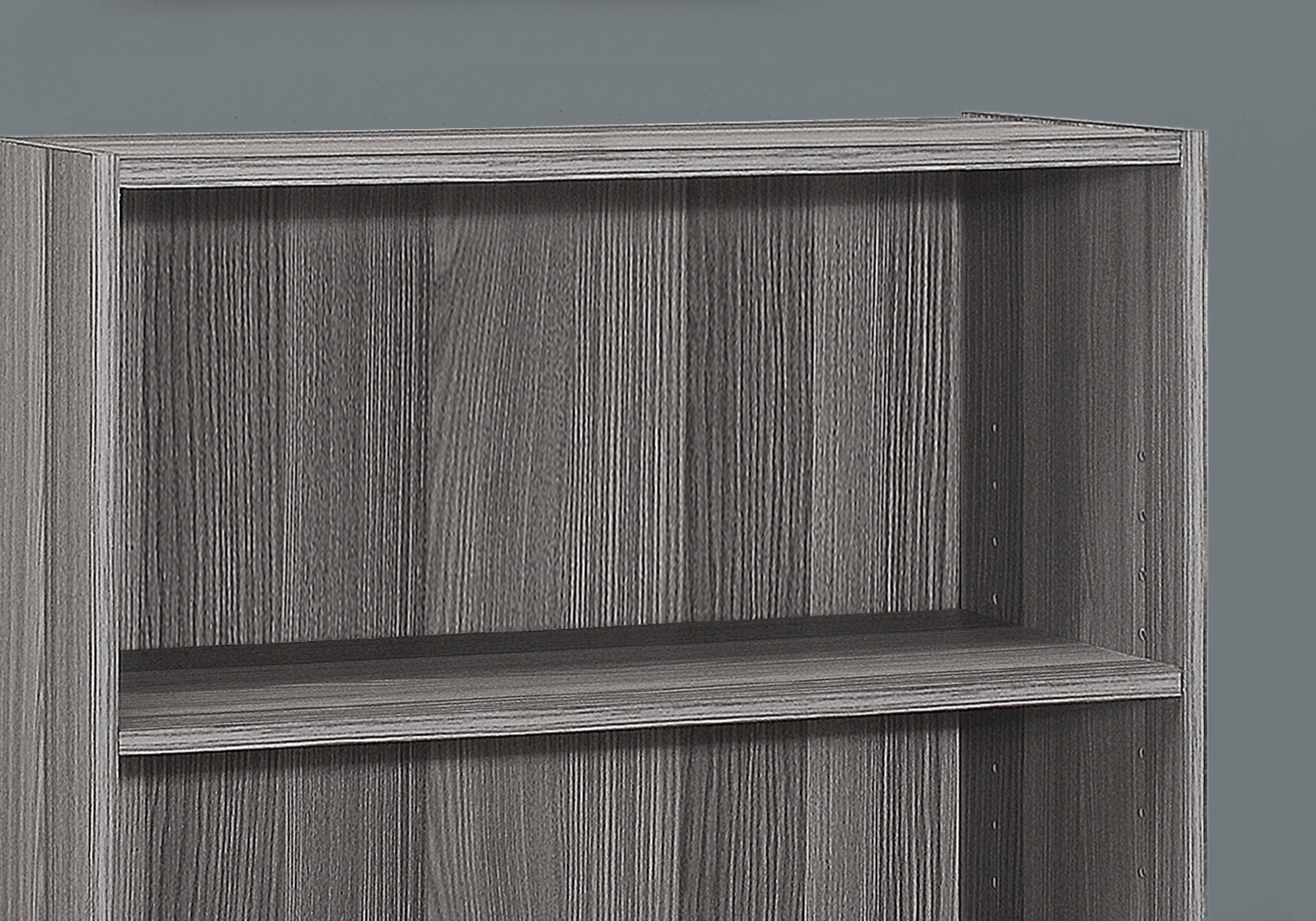 I 7478 Étagère À Livres, Étagère, 4 Niveaux, 36"h, Bureau, Chambre À Coucher, Stratifié, Gris, Transitionnel - Simple Boutique