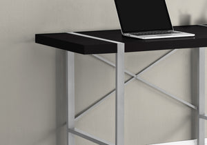 I 7664 Bureau, Bureau À Domicile, Ordinateur Portable, 48"l, Travail, Métal, Stratifié, Noir, Gris, Contemporain, Moderne - Simple Boutique