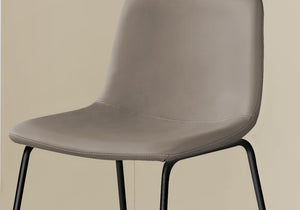 I 7751 Chaise De Bureau, Hauteur Bar, Debout, Bureau, Travail, Pu D'aspect Cuir, Métal, Brun, Noir, Contemporain, Moderne - Simple Boutique