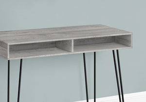 I 7773 Bureau, Bureau À Domicile, Ordinateur Portable, Configuration Gauche, Droite, Tiroirs De Rangement, 40"l, Travail, Métal, Stratifié, Gris, Noir, Contemporain, Moderne - Simple Boutique