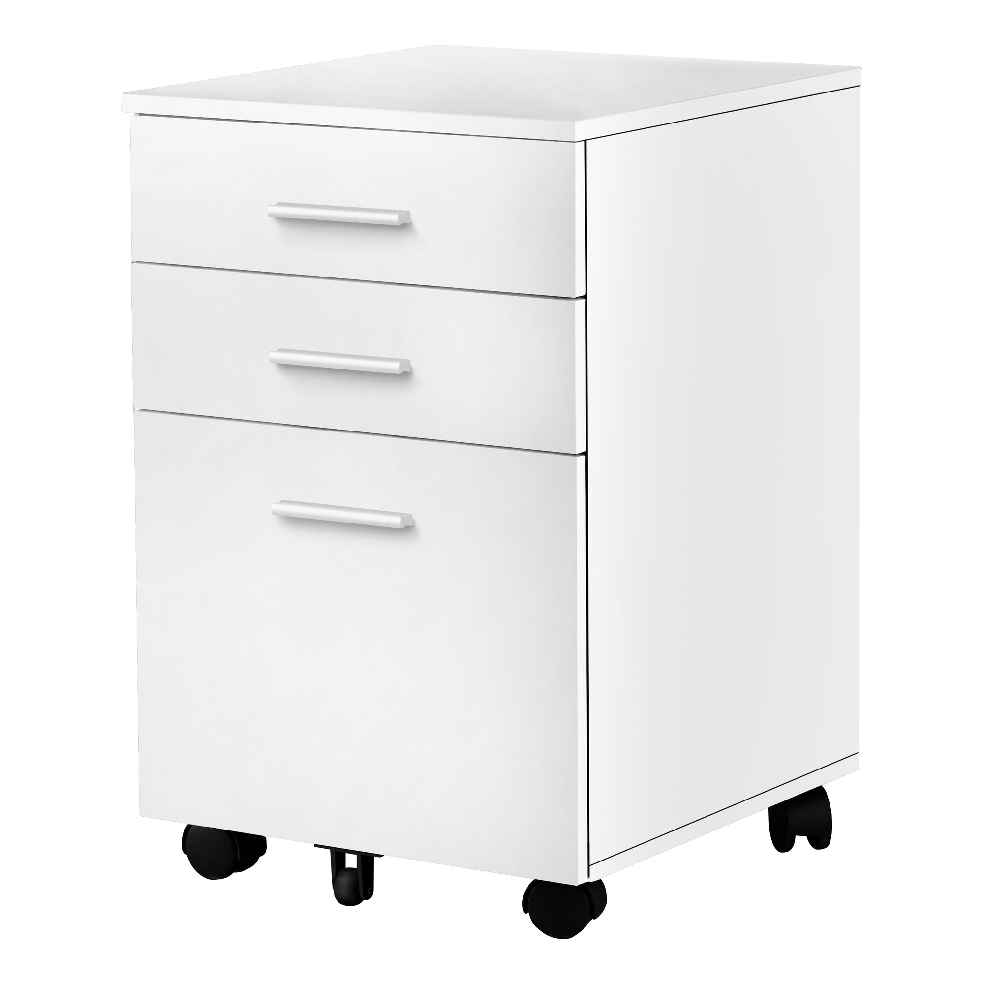 I 7780 Classeur, Mobile Roulant, Tiroirs De Rangement, Support D'imprimante, Bureau, Travail, Stratifié, Blanc, Contemporain, Moderne - Simple Boutique