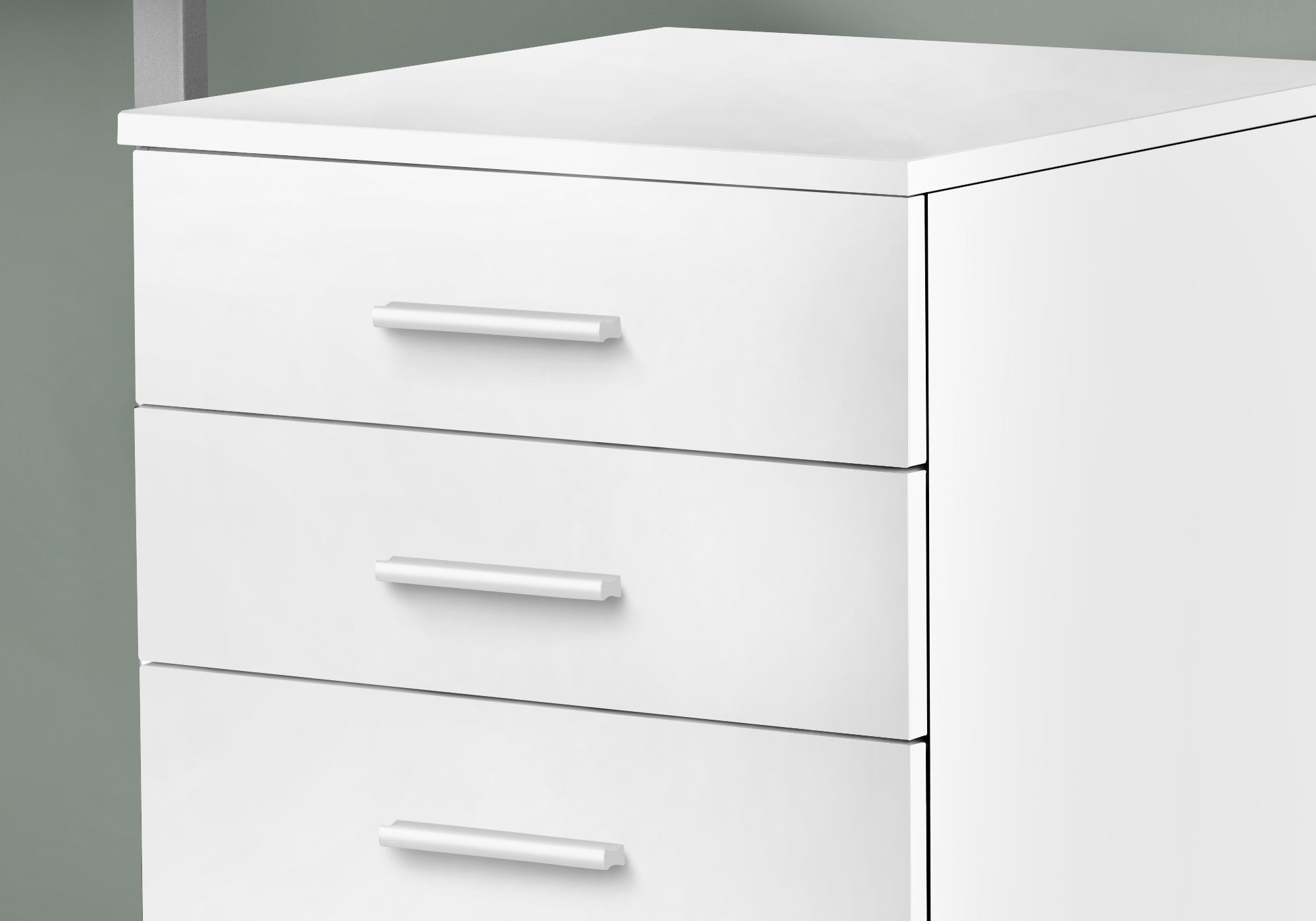 I 7780 Classeur, Mobile Roulant, Tiroirs De Rangement, Support D'imprimante, Bureau, Travail, Stratifié, Blanc, Contemporain, Moderne - Simple Boutique
