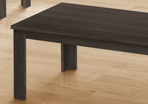 I 7863P Ensemble De Table, Ensemble 3pcs, Café, Bout, Côté, Accent, Salon, Stratifié, Brun, Transitionnel - Simple Boutique