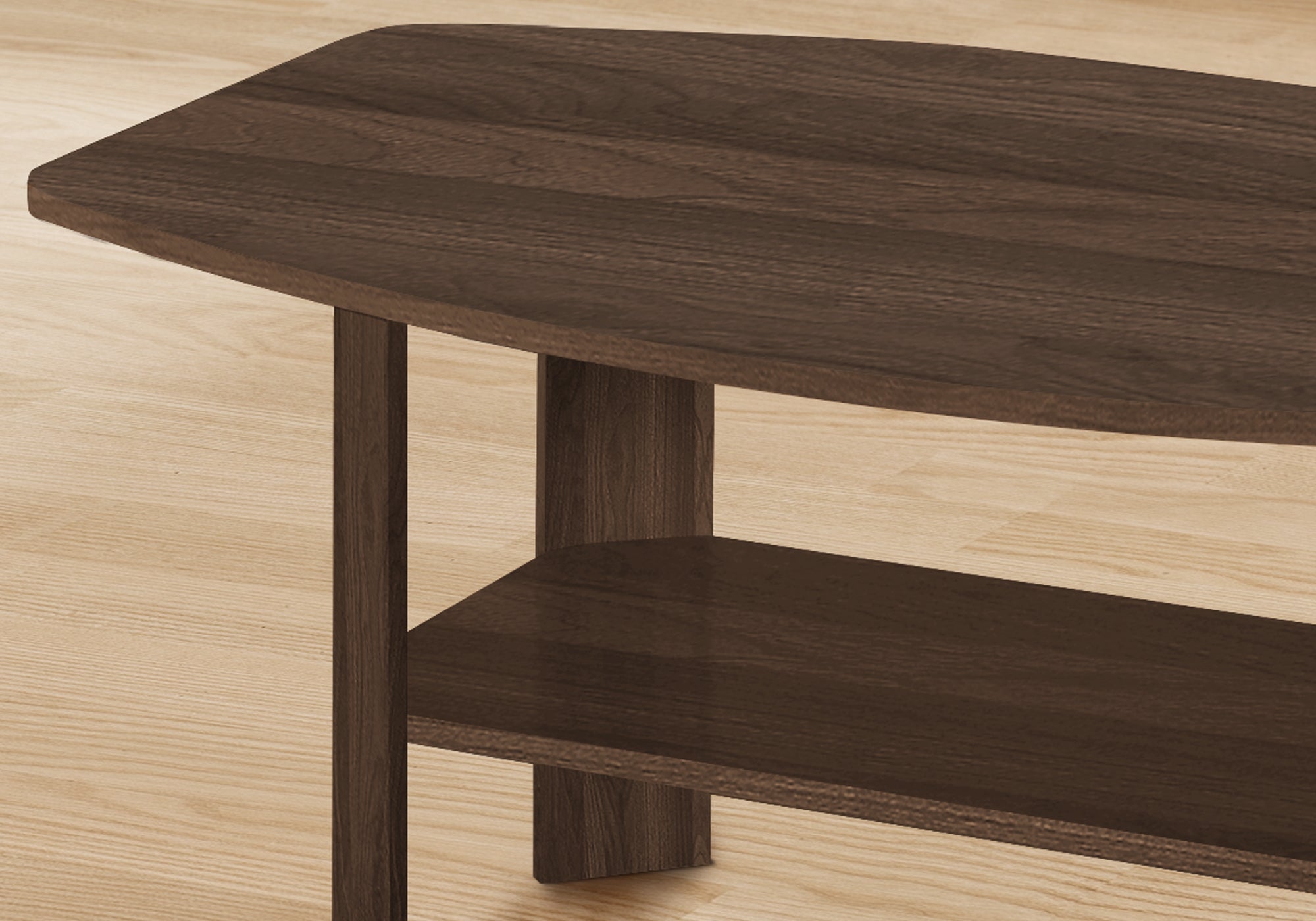 I 7872P Ensemble De Table, Ensemble 3pcs, Café, Bout, Côté, Accent, Salon, Stratifié, Noyer, Transitionnel - Simple Boutique