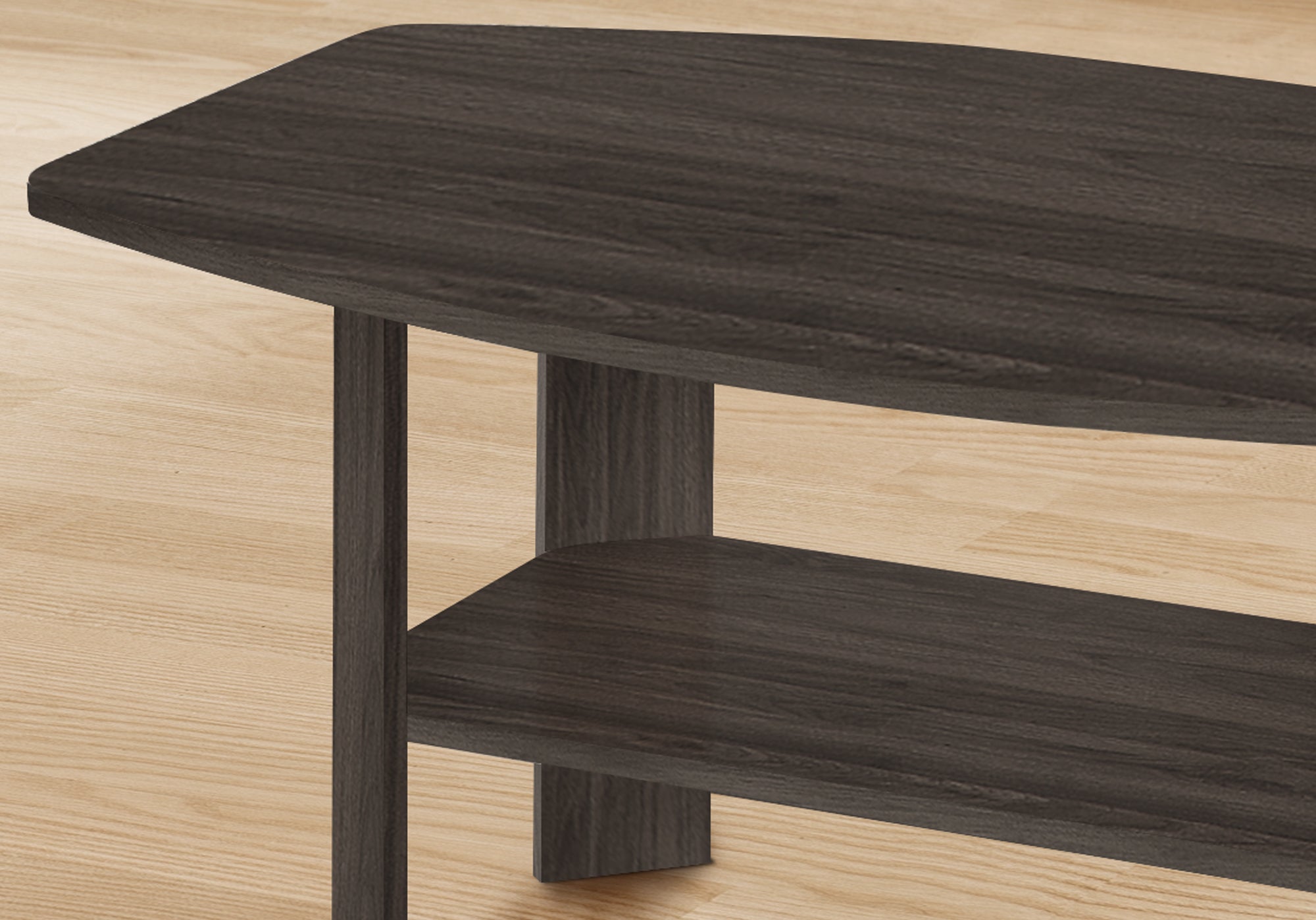 I 7873P Ensemble De Table, Ensemble 3pcs, Café, Bout, Côté, Accent, Salon, Stratifié, Brun, Transitionnel - Simple Boutique