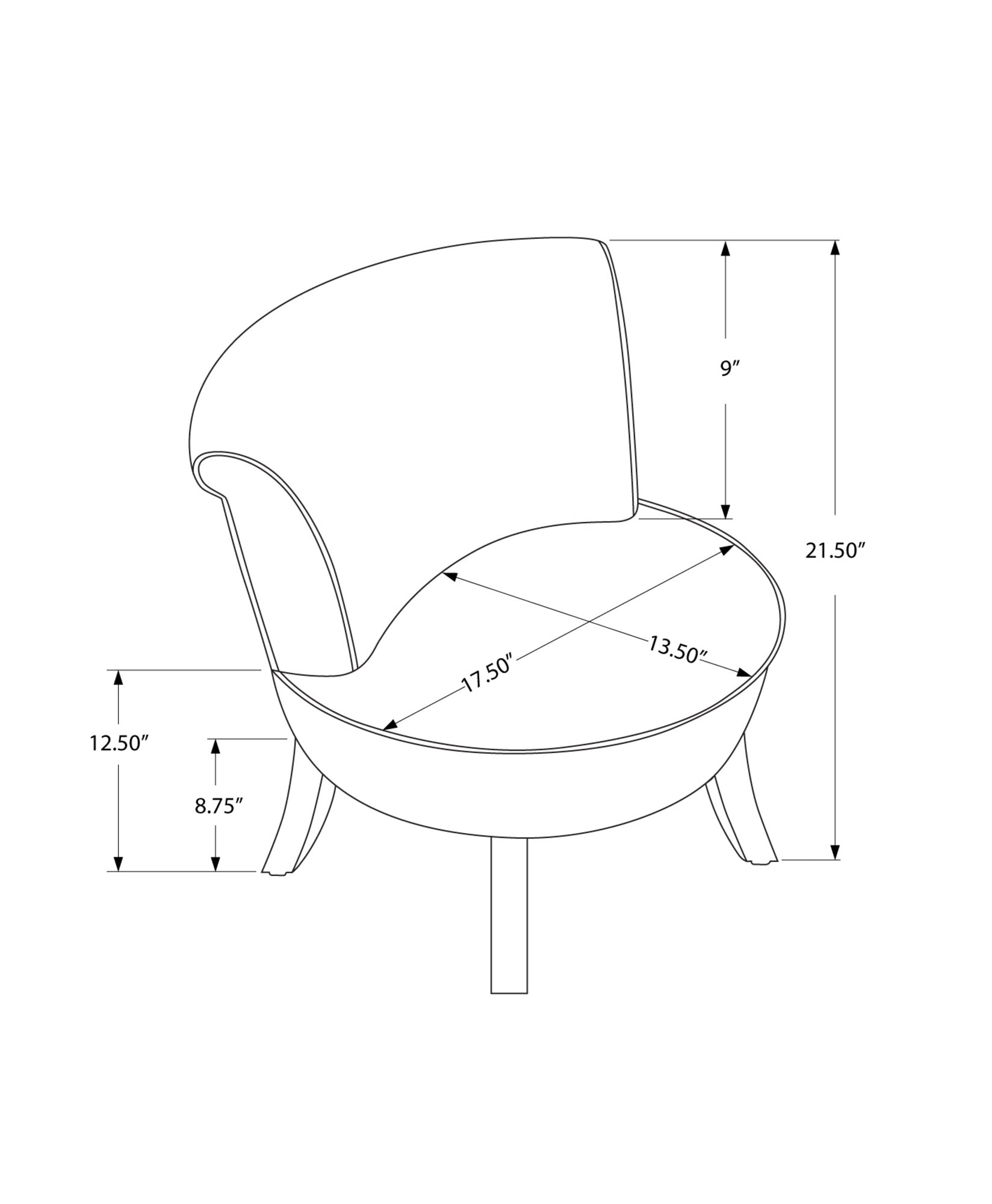 I 8155 Chaise Juvénile, Accent, Enfants, Rembourré, Pu D'aspect Cuir, Blanc, Contemporain, Moderne - Liquidation Vente Finale - Simple Boutique