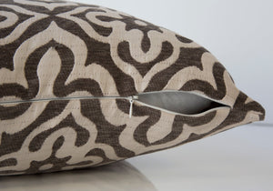 I 9216 Oreillers, 18 X 18 Carré, Encart Inclus, Jeté Décoratif, Accent, Sofa, Canapé, Chambre À Coucher, Polyester, Hypoallergénique, Brun, Moderne - Simple Boutique
