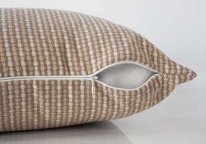 I 9229 Oreillers, Lot De 2, 18 X 18 Carré, Encart Inclus, Jeté Décoratif, Accent, Sofa, Canapé, Chambre À Coucher, Polyester, Hypoallergénique, Brun, Moderne - Simple Boutique