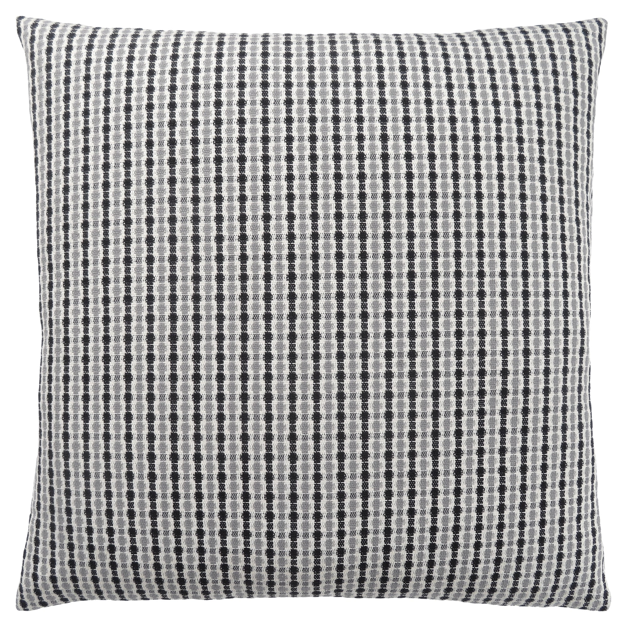 I 9236 Oreillers, 18 X 18 Carré, Encart Inclus, Jeté Décoratif, Accent, Sofa, Canapé, Chambre À Coucher, Polyester, Hypoallergénique, Gris, Noir, Moderne - Simple Boutique