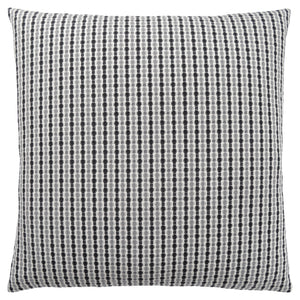 I 9236 Oreillers, 18 X 18 Carré, Encart Inclus, Jeté Décoratif, Accent, Sofa, Canapé, Chambre À Coucher, Polyester, Hypoallergénique, Gris, Noir, Moderne - Simple Boutique