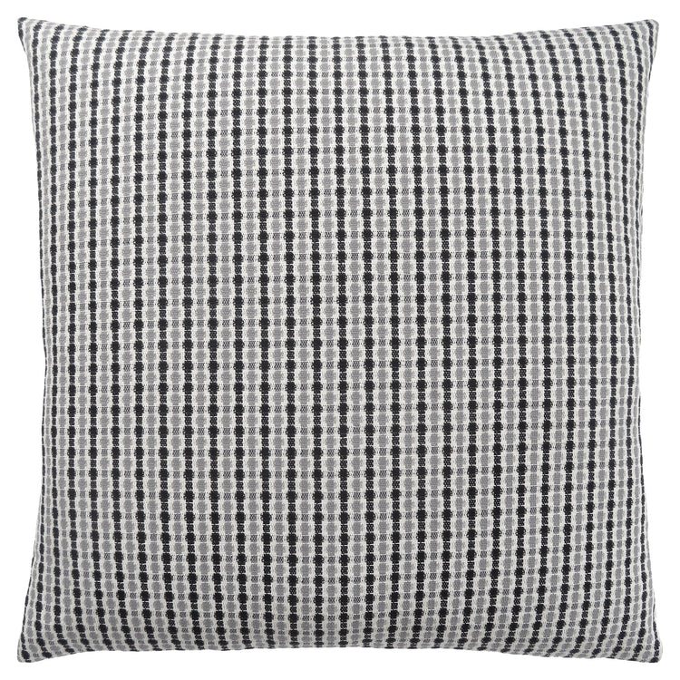 I 9236 Oreillers, 18 X 18 Carré, Encart Inclus, Jeté Décoratif, Accent, Sofa, Canapé, Chambre À Coucher, Polyester, Hypoallergénique, Gris, Noir, Moderne - Simple Boutique
