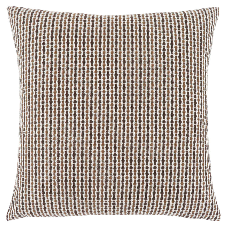 I 9238 Oreillers, 18 X 18 Carré, Encart Inclus, Jeté Décoratif, Accent, Sofa, Canapé, Chambre À Coucher, Polyester, Hypoallergénique, Brun, Moderne - Simple Boutique