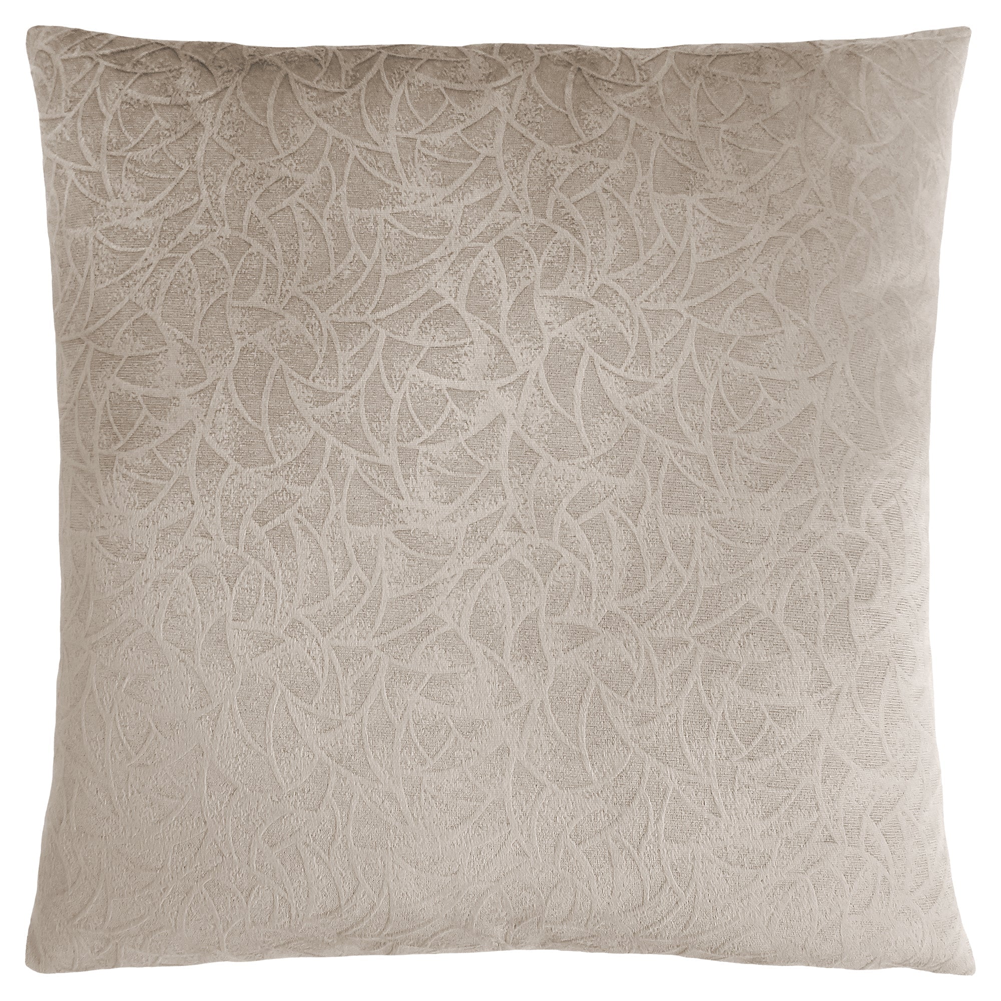 I 9254 Oreillers, 18 X 18 Carré, Encart Inclus, Jeté Décoratif, Accent, Sofa, Canapé, Chambre À Coucher, Polyester, Hypoallergénique, Beige, Moderne - Simple Boutique