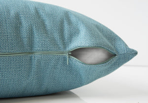 I 9288 Oreillers, 18 X 18 Carré, Encart Inclus, Jeté Décoratif, Accent, Sofa, Canapé, Chambre À Coucher, Polyester, Hypoallergénique, Bleu, Moderne - Simple Boutique