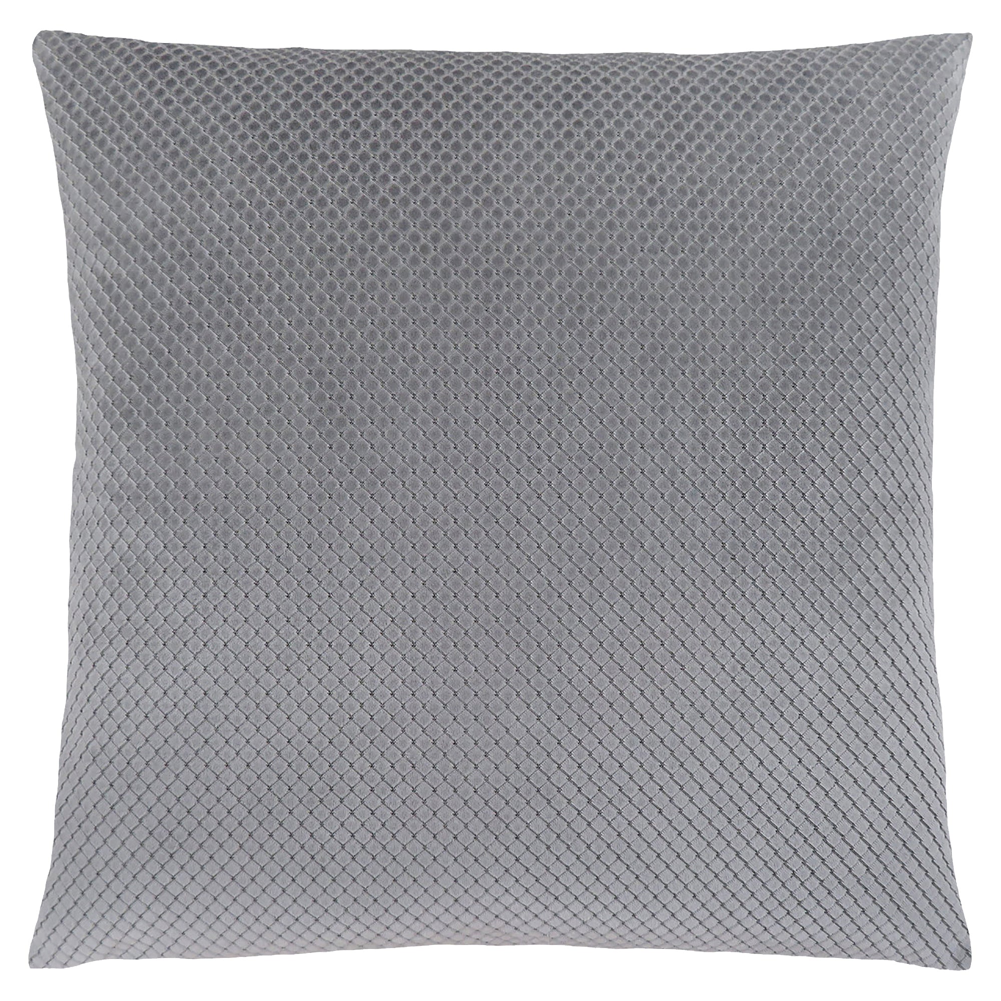 I 9306 Oreillers, 18 X 18 Carré, Encart Inclus, Jeté Décoratif, Accent, Sofa, Canapé, Chambre À Coucher, Polyester, Hypoallergénique, Gris, Moderne - Simple Boutique