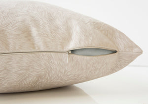 I 9318 Oreillers, 18 X 18 Carré, Encart Inclus, Jeté Décoratif, Accent, Sofa, Canapé, Chambre À Coucher, Polyester, Hypoallergénique, Beige, Moderne - Simple Boutique