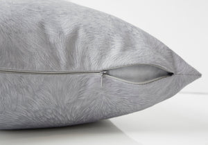 I 9321 Oreillers, Lot De 2, 18 X 18 Carré, Encart Inclus, Jeté Décoratif, Accent, Sofa, Canapé, Chambre À Coucher, Polyester, Hypoallergénique, Gris, Moderne - Simple Boutique