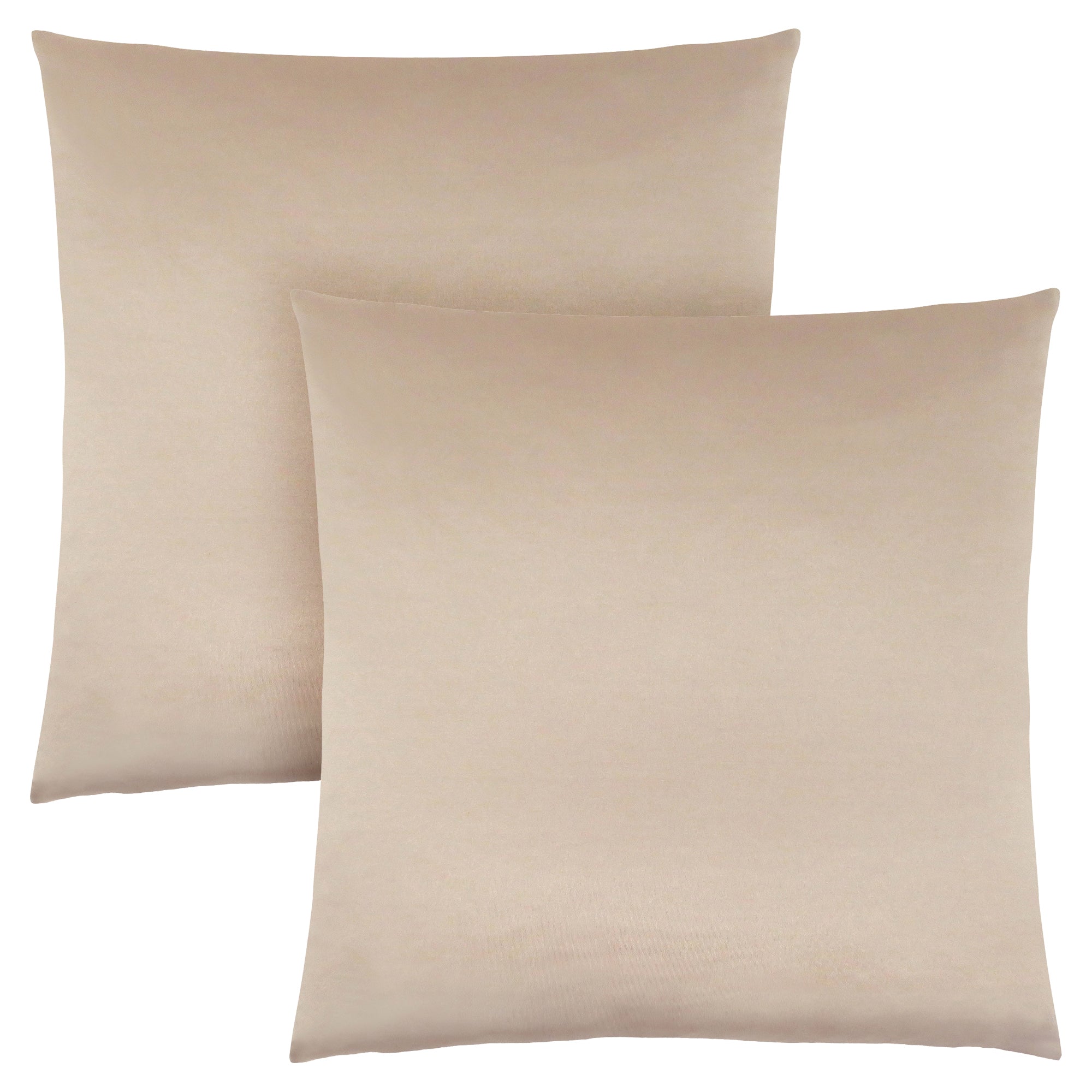 I 9335 Oreillers, Lot De 2, 18 X 18 Carré, Encart Inclus, Jeté Décoratif, Accent, Sofa, Canapé, Chambre À Coucher, Polyester, Hypoallergénique, Or, Moderne - Simple Boutique