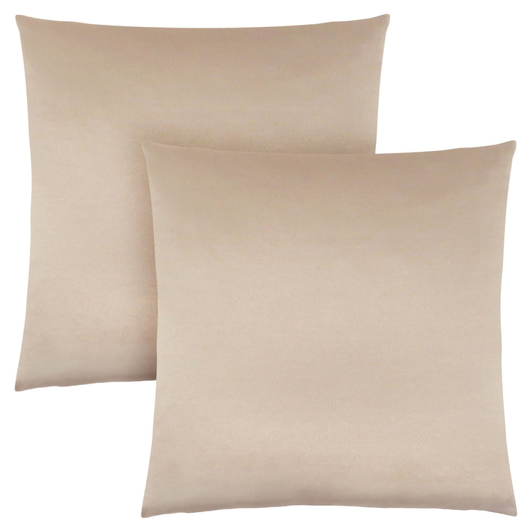 I 9335 Oreillers, Lot De 2, 18 X 18 Carré, Encart Inclus, Jeté Décoratif, Accent, Sofa, Canapé, Chambre À Coucher, Polyester, Hypoallergénique, Or, Moderne - Simple Boutique