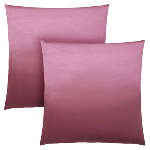 I 9339 Oreillers, Lot De 2, 18 X 18 Carré, Encart Inclus, Jeté Décoratif, Accent, Sofa, Canapé, Chambre À Coucher, Polyester, Hypoallergénique, Rose, Moderne - Simple Boutique
