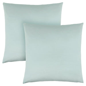 I 9341 Oreillers, Lot De 2, 18 X 18 Carré, Encart Inclus, Jeté Décoratif, Accent, Sofa, Canapé, Chambre À Coucher, Polyester, Hypoallergénique, Bleu, Moderne - Simple Boutique