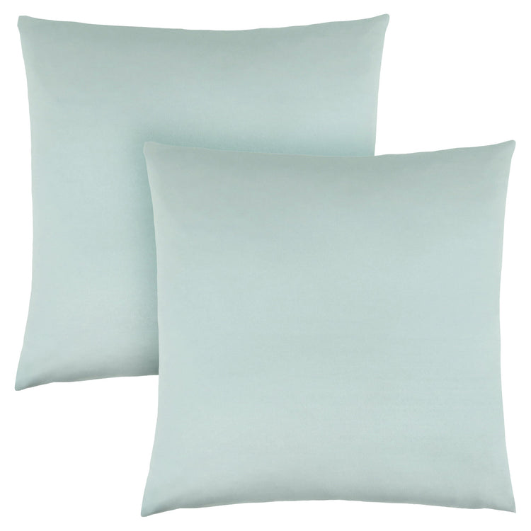 I 9341 Oreillers, Lot De 2, 18 X 18 Carré, Encart Inclus, Jeté Décoratif, Accent, Sofa, Canapé, Chambre À Coucher, Polyester, Hypoallergénique, Bleu, Moderne - Simple Boutique
