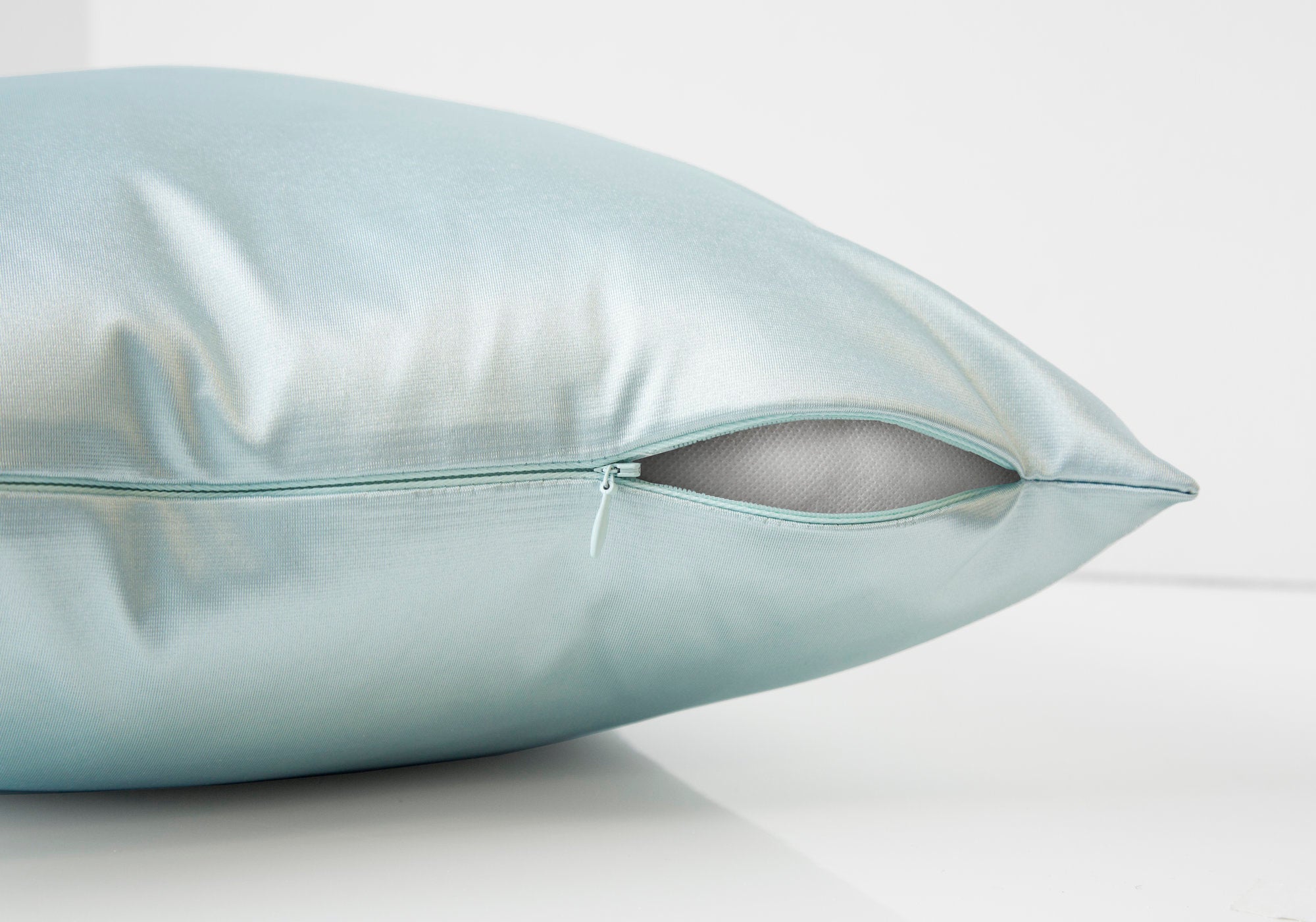 I 9341 Oreillers, Lot De 2, 18 X 18 Carré, Encart Inclus, Jeté Décoratif, Accent, Sofa, Canapé, Chambre À Coucher, Polyester, Hypoallergénique, Bleu, Moderne - Simple Boutique