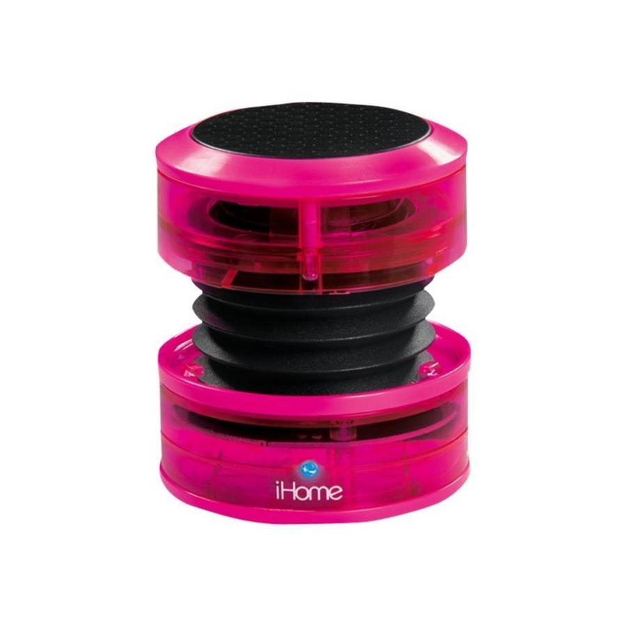 IHome IHM60PN mini haut-parleur rechargeable rose - Simple Boutique