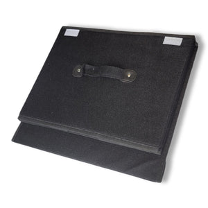 ITY International - Boite de Rangement Pliable, 14.6"x11.8"x10.6", Noir - Simple Boutique