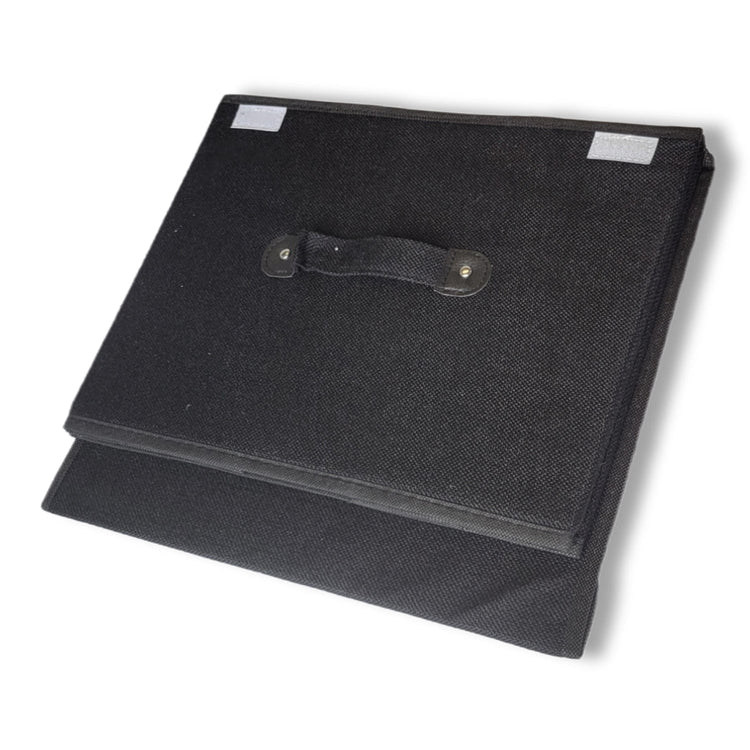 ITY International - Boite de Rangement Pliable, 14.6"x11.8"x10.6", Noir - Simple Boutique