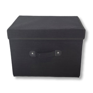 ITY International - Boite de Rangement Pliable, 14.6"x11.8"x10.6", Noir - Simple Boutique