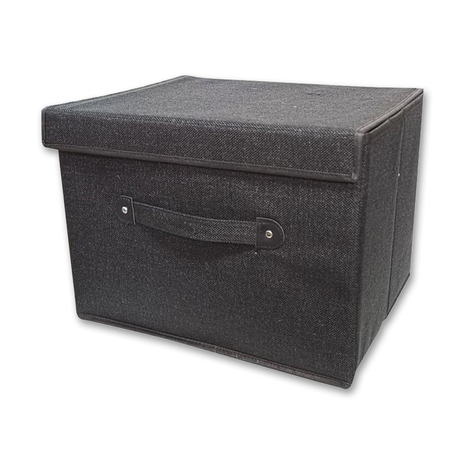 ITY International - Boite de Rangement Pliable, 14.6"x11.8"x10.6", Noir - Simple Boutique
