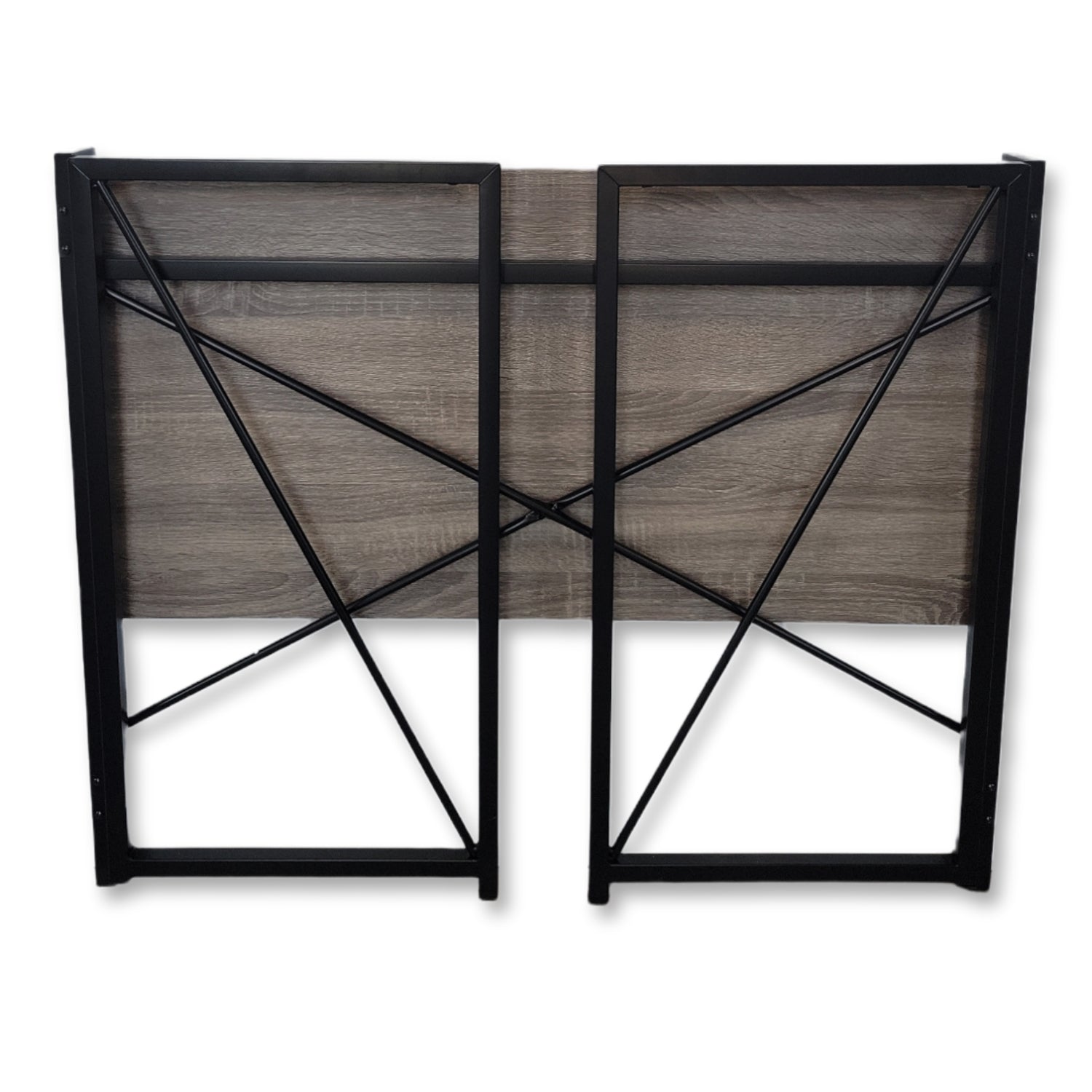ITY International - Bureau D'écriture Pliable, 35.4" x 17.7"x29.1", Noir et Gris Taupe - Simple Boutique