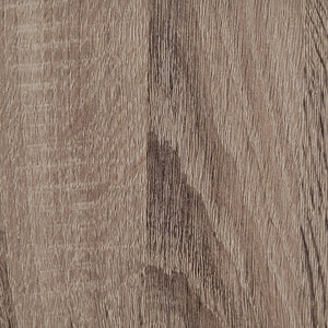 ITY International - Ensemble de 2 Tables Gigognes Basses en MDF et en Métal, Noir et Gris Taupe - Simple Boutique
