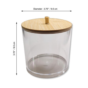 ITY International - Ensemble de 3 Grands Pots de Rangement avec Couvercle en Bambou - Simple Boutique