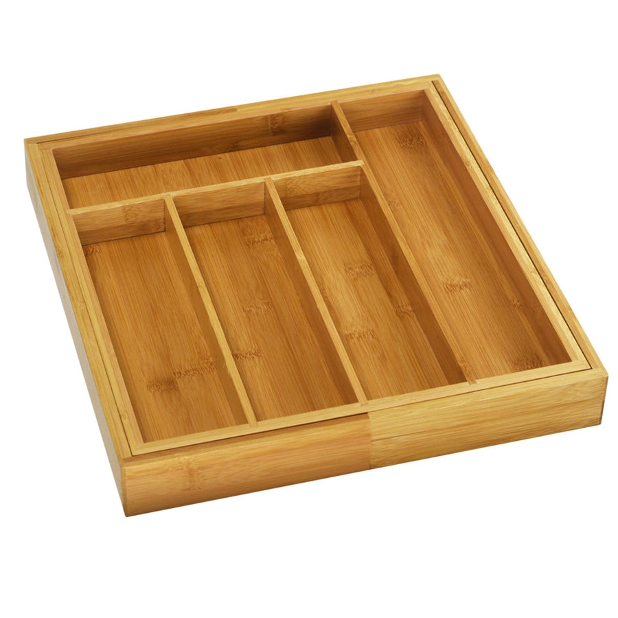 ITY International - Organisateur d'ustensiles Extensible pour Tirroir, Fabriqué en Bambou - Simple Boutique