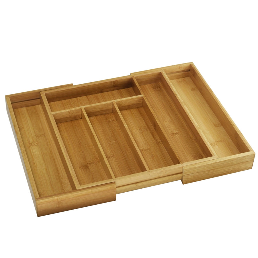 ITY International - Organisateur d'ustensiles Extensible pour Tirroir, Fabriqué en Bambou - Simple Boutique
