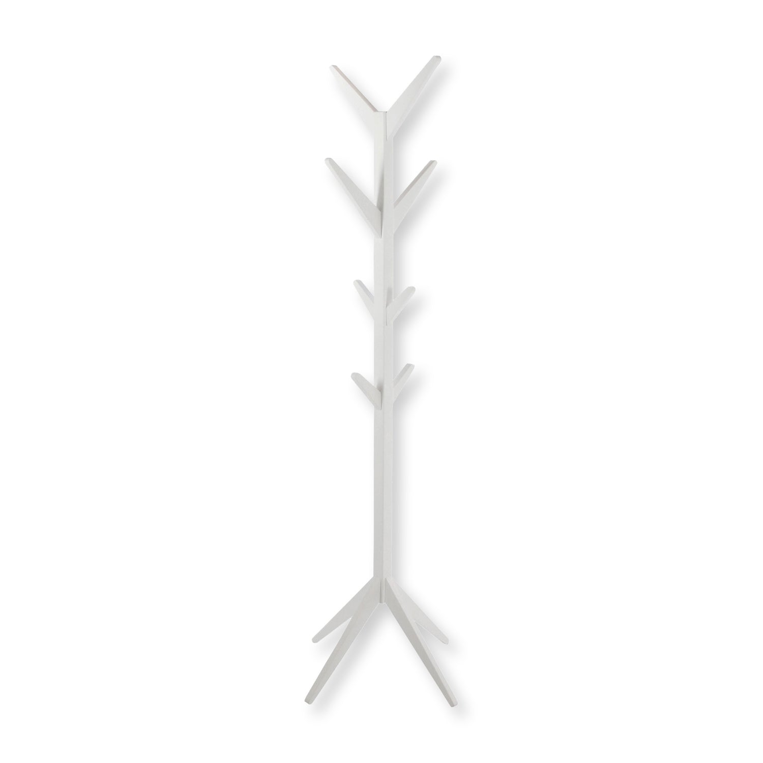 ITY International - Patère/Porte-Manteaux, Fabriqué en MDF, Hauteur de 70", Blanc - Simple Boutique